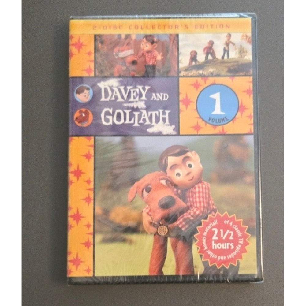 Davey and Goliath Volume 1 2-Disc Collector's Edition DVD Art Clokey Sealed